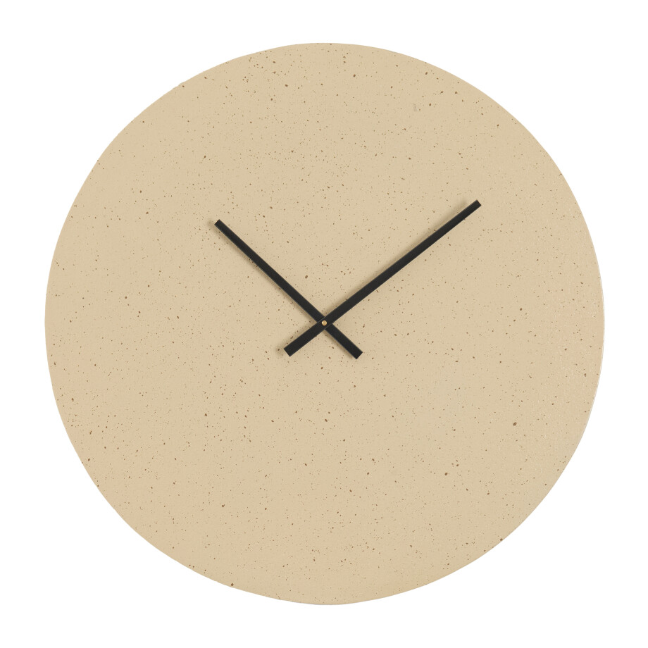 Light & Living Klok 'Licola' 59cm, kleur Zand Light & Living Klok 'Licola' 59cm, kleur Zand afbeelding 1