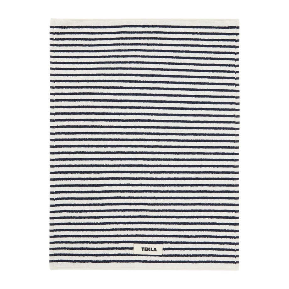 TEKLA Sailor Stripes badmat van biologisch katoen - 70 x 50 cm afbeelding 1