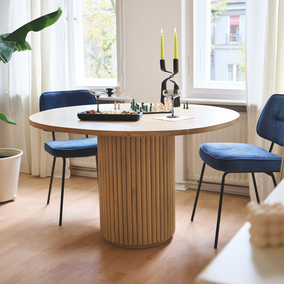 Tom Tailor Ronde Eettafel 'Tessica' Mangohout, 120cm afbeelding 
