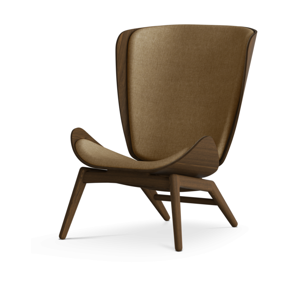 The Reader houten fauteuil donker eiken - Sugar Brown afbeelding 