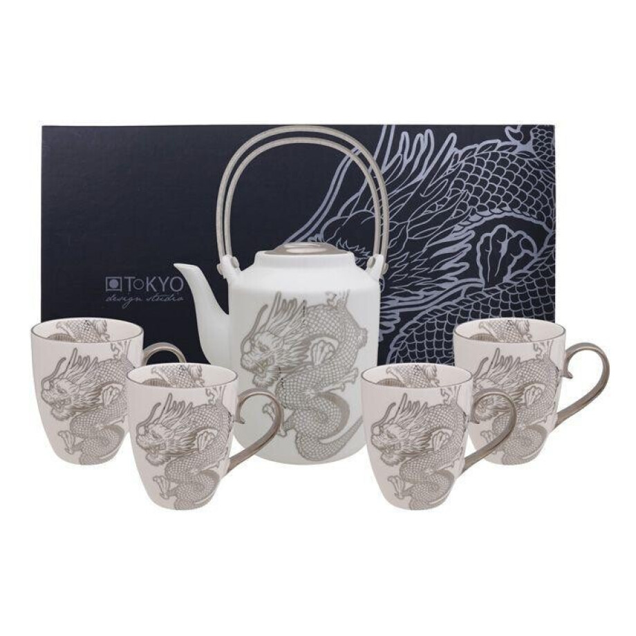 Thee Set Dragon Platiunum | Tokyo Design Studio afbeelding 1