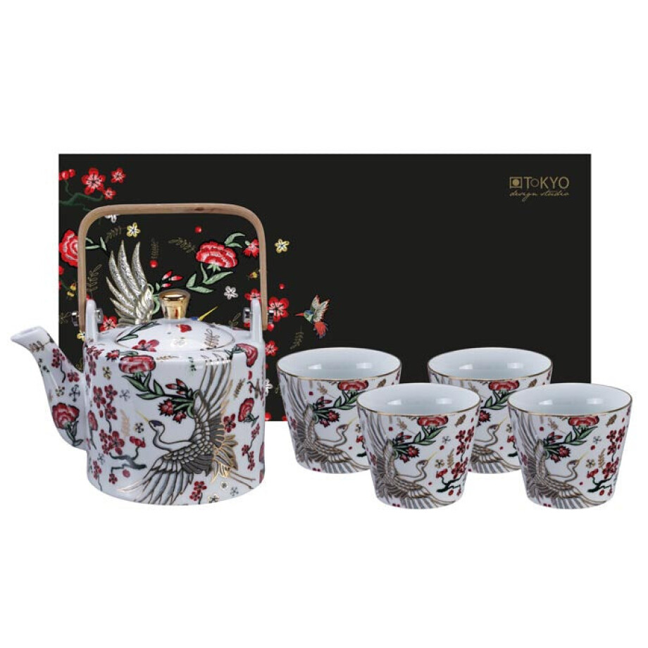 Thee Set Mythical Crane | Tokyo Design Studio afbeelding 1