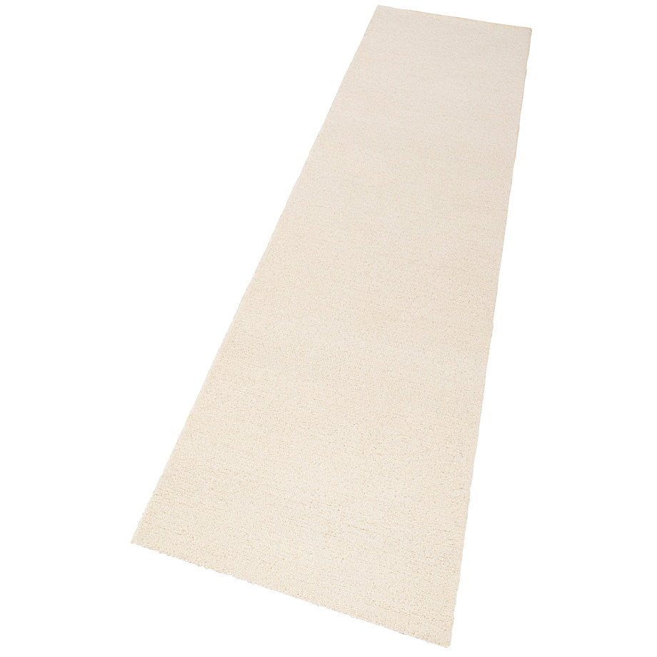 THEKO Loper Janne, Berber tapijt, 100% wol, gemeleerd, handgemaakt handgetuft, woonkamer, slaapkamer, gang, vloerkleed-loper, brug afbeelding 1