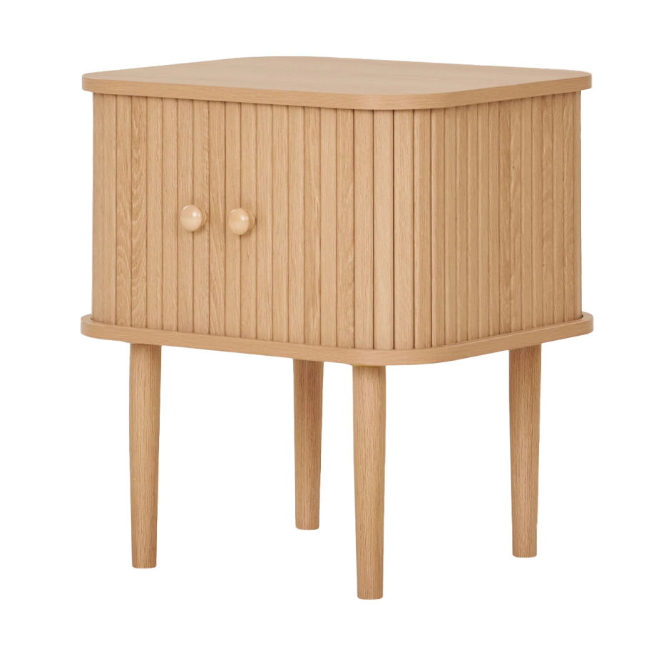 Ties houten bijzettafel naturel - 45 x 40 cm Ties houten bijzettafel naturel - 45 x 40 cm afbeelding 1