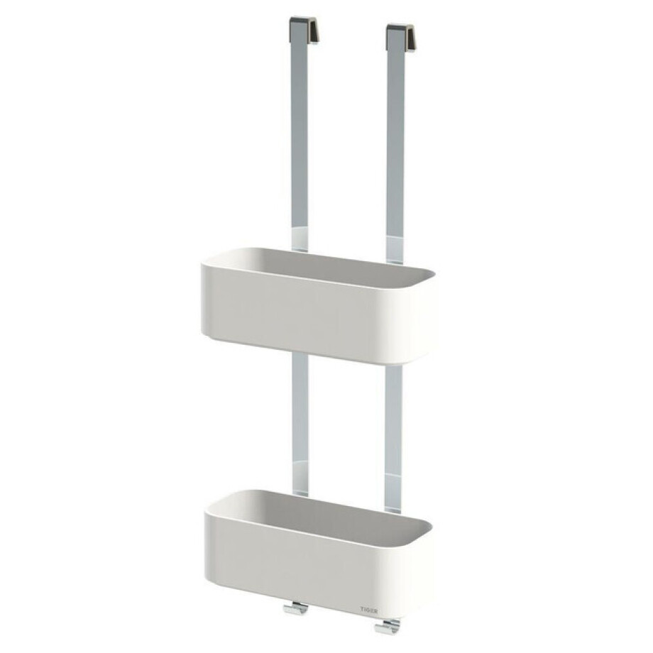 Tiger 2 Store Ophangbaar Doucherek 25cm Wit 1500210146 afbeelding 1