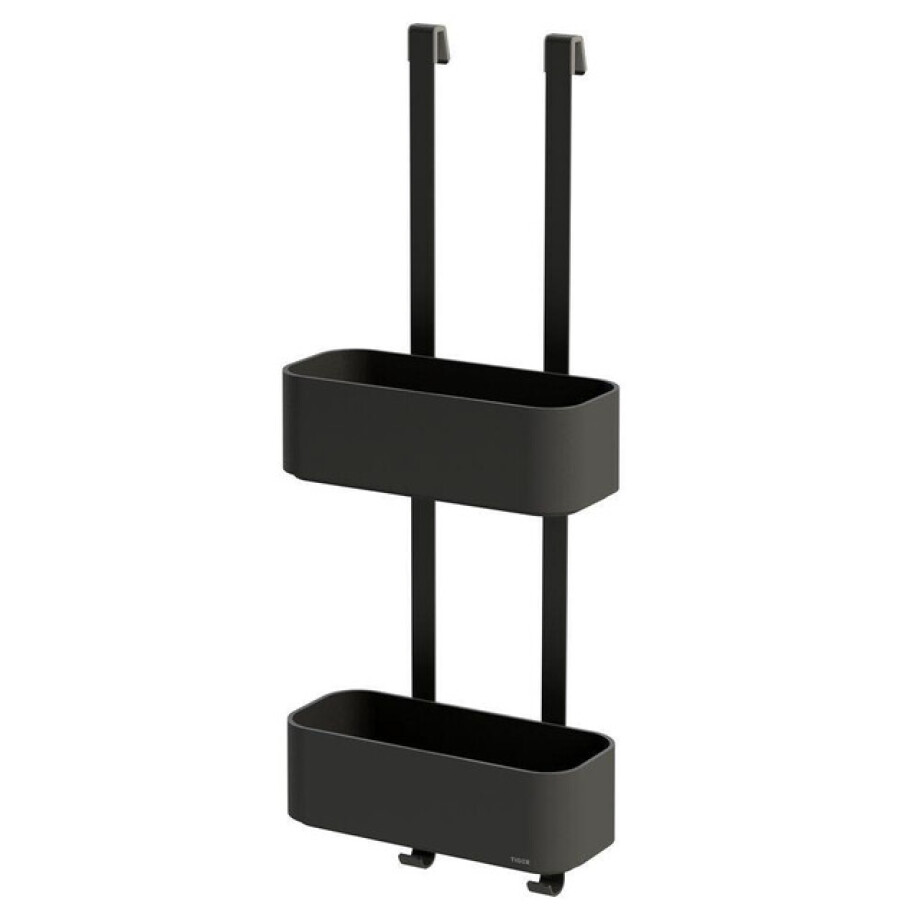 Tiger 2 Store Ophangbaar Doucherek 25cm Zwart 1500210746 afbeelding 1