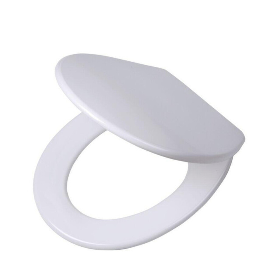 Tiger Boston Toiletbril Softclose Duroplast Wit/RVS 37x5.5x45cm 252960946 afbeelding 1