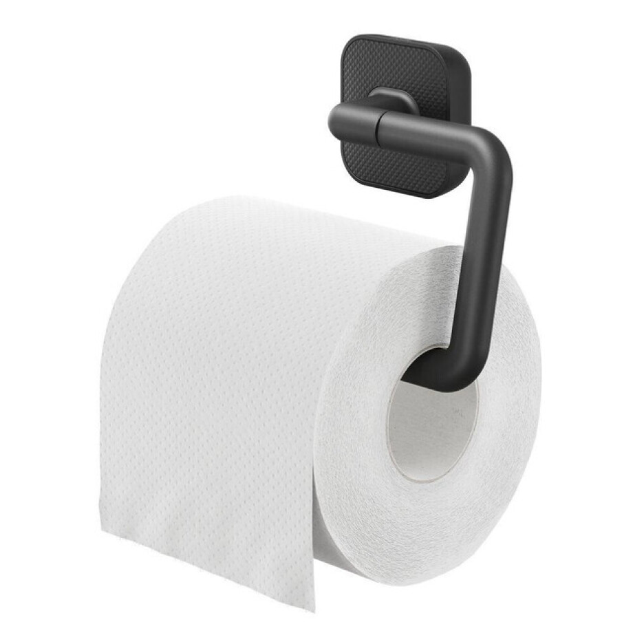 Tiger Carv Toiletrolhouder - zonder klep - zwart 800238 afbeelding 1