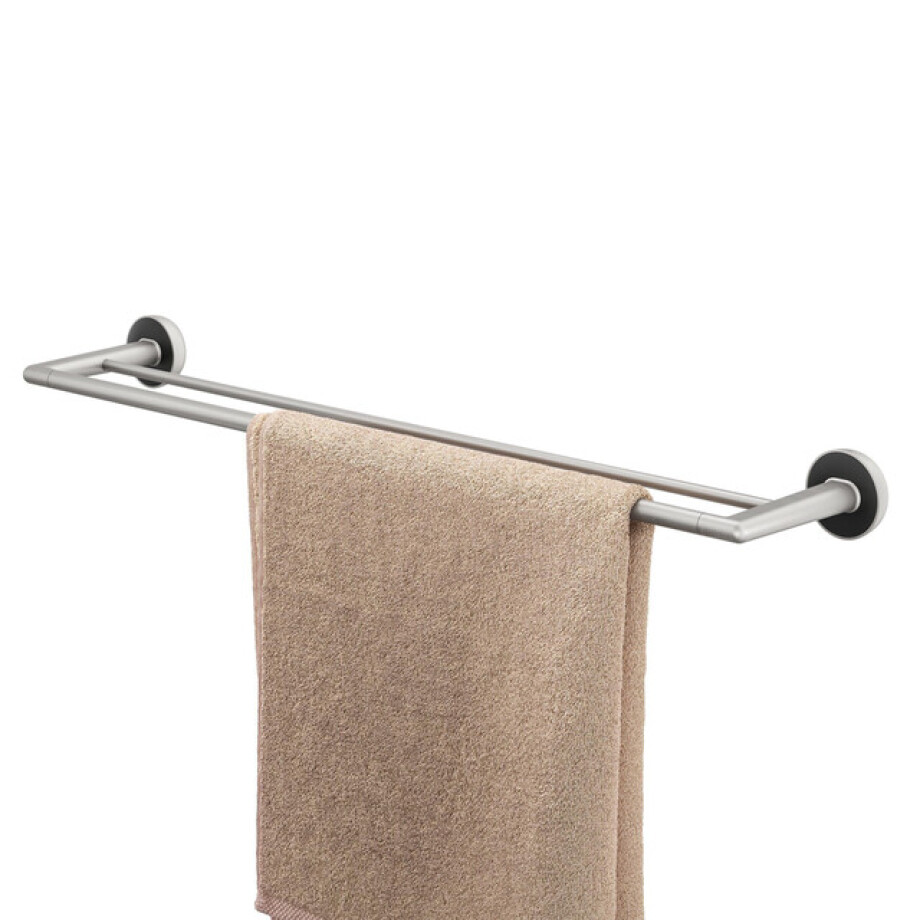 Tiger Cooper Handdoekrek dubbel 652 cm RVS geborsteld Zwart 800232 Tiger Cooper Handdoekrek dubbel 652 cm RVS geborsteld Zwart 800232 afbeelding 1