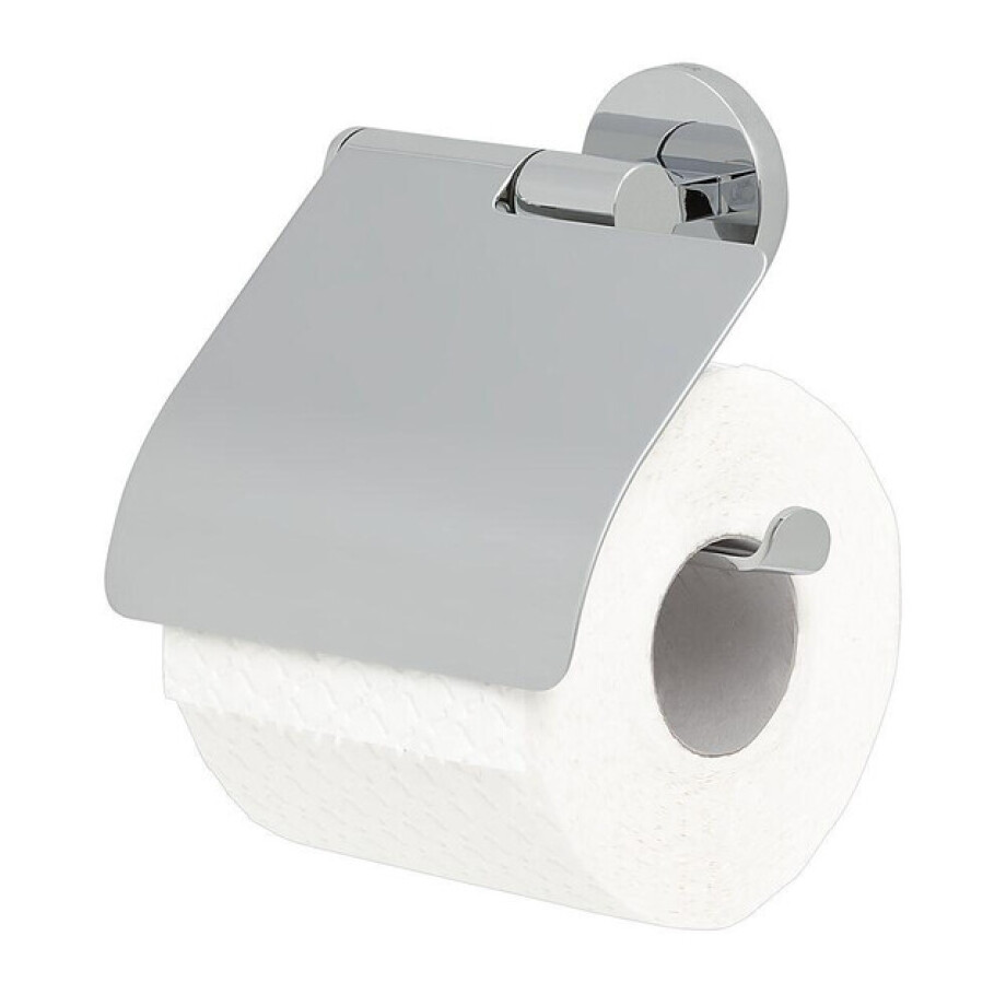 Tiger Noon Toiletrolhouder - met klep - chroom 1321630346 afbeelding 1
