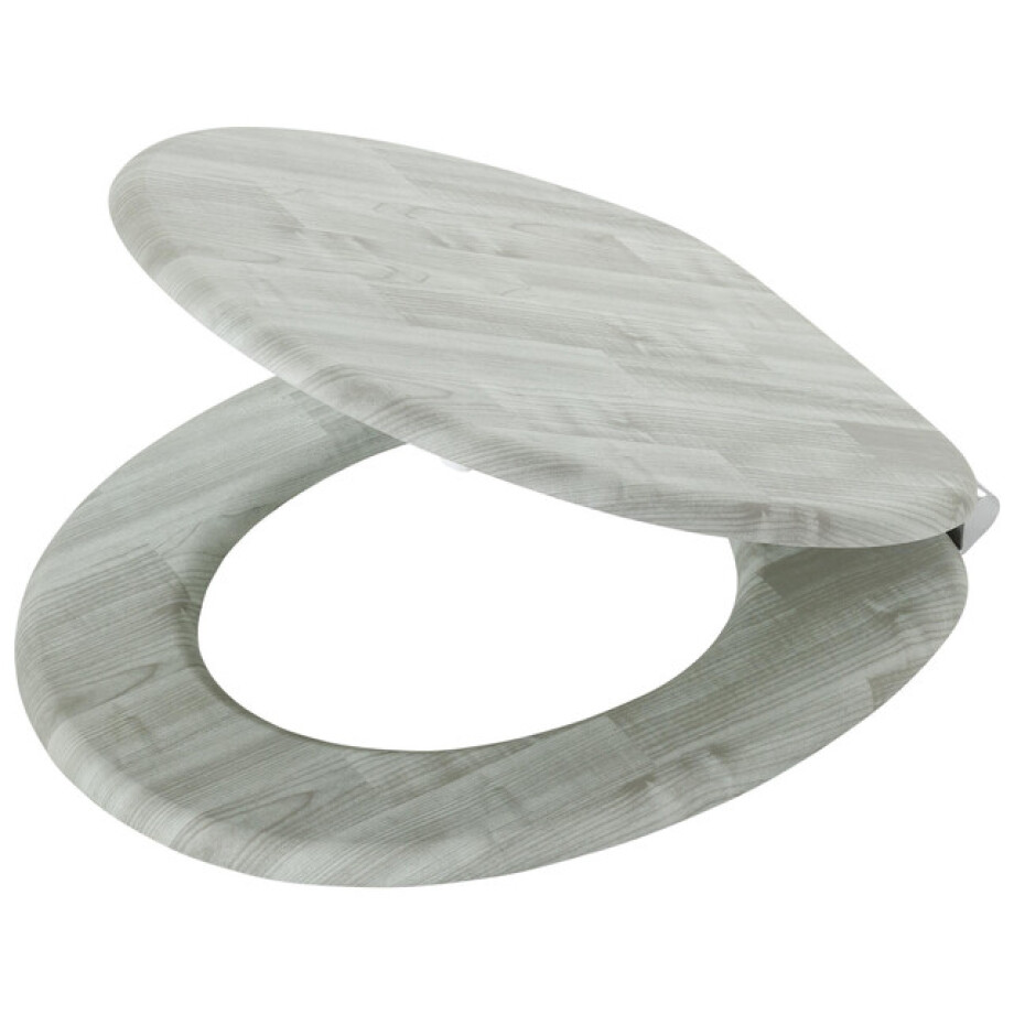 Tiger Titan Toiletbril met deksel MDF Grijs 251041146 Tiger Titan Toiletbril met deksel MDF Grijs 251041146 afbeelding 1