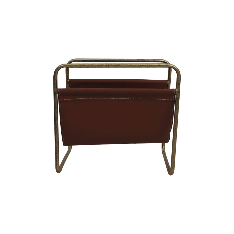 Tijdschriftenrek Marte leer | HSM Collection afbeelding 1