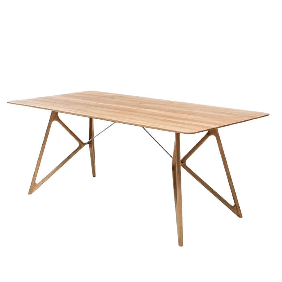 Tink table houten eettafel naturel - 200 x 90 cm afbeelding 1