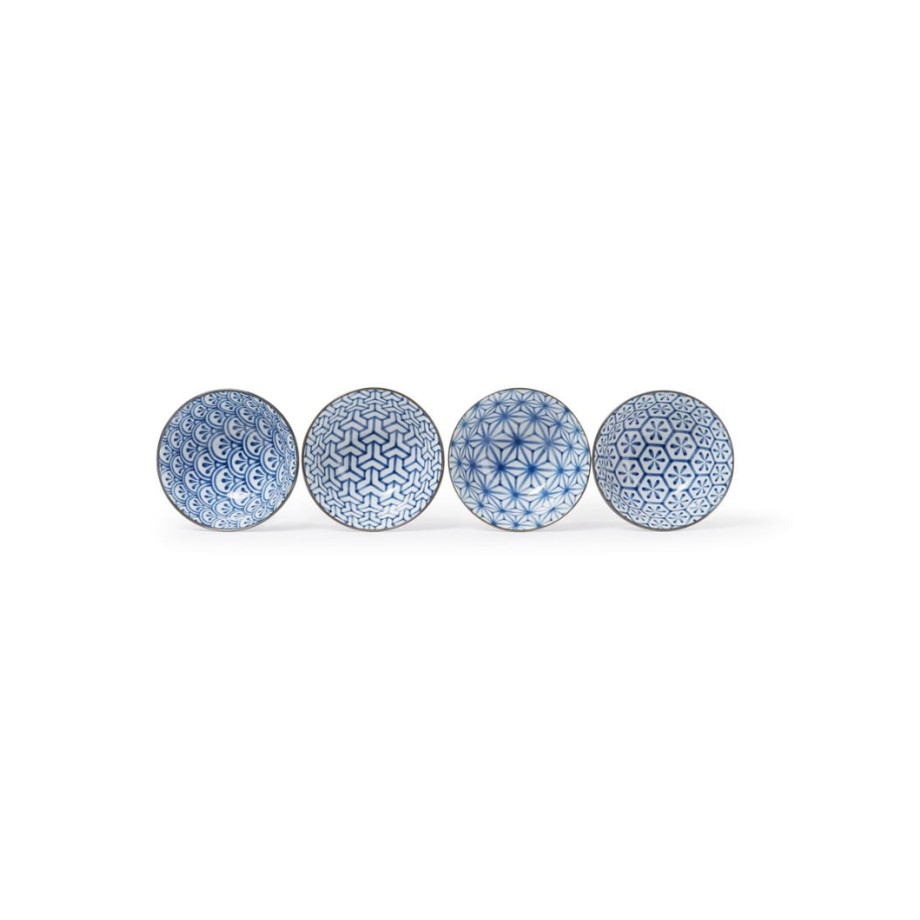 Tokyo Design Studio Kristal Blue kom 15 cm set van 4 afbeelding 1