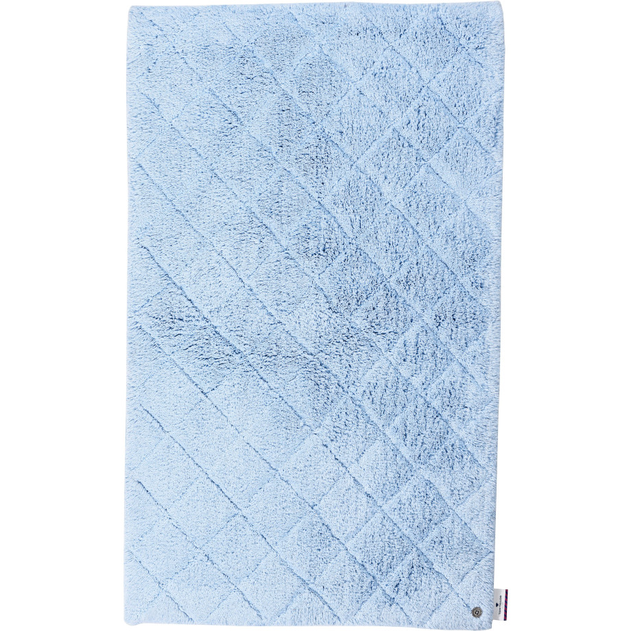 TOM TAILOR HOME Badmat Cotton Diamond Unikleurig, pastelkleuren, ruiten, puur katoen, zacht & behaaglijk (1 stuk) afbeelding 1