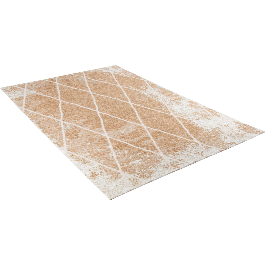 TOM TAILOR HOME Vloerkleed Fine Lines Platweefsel, geruit design, ideaal in de woonkamer & slaapkamer afbeelding 