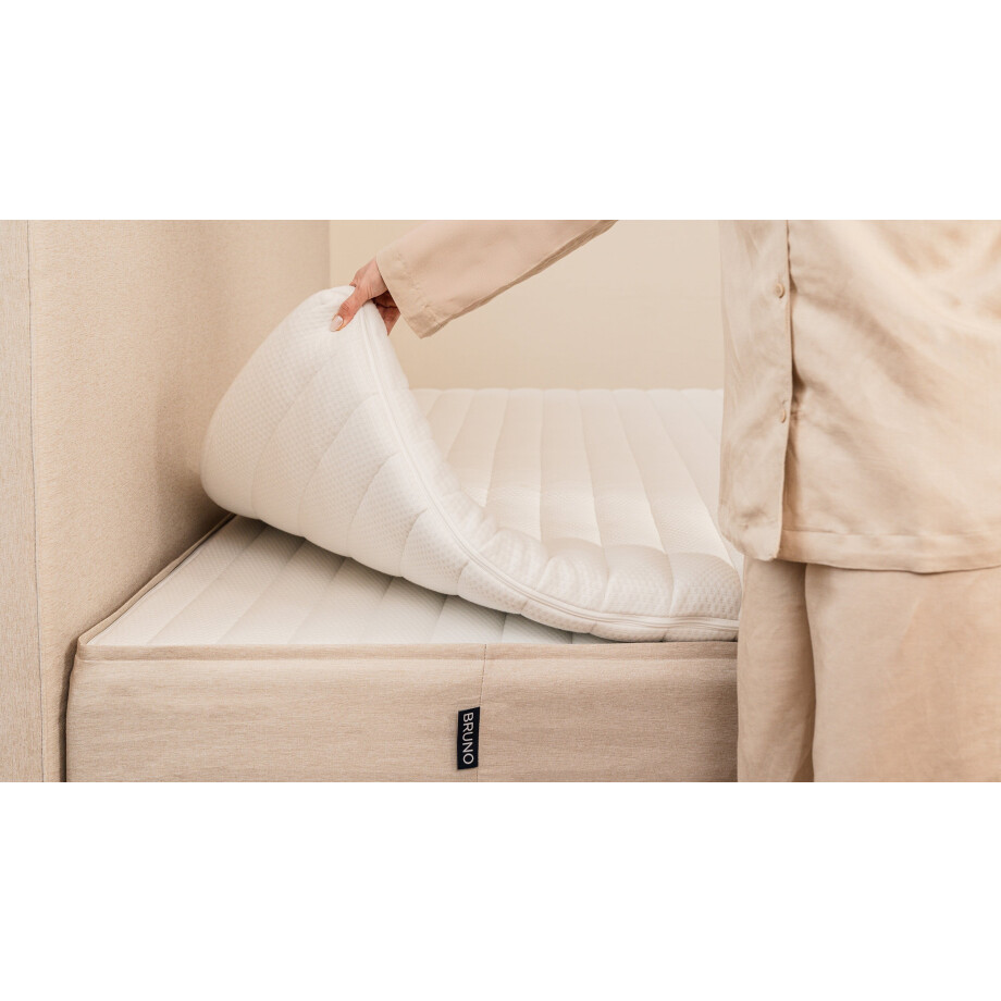 BRUNO Topper PREMIUM in 200x200cm | fluweelzachte hoes afbeelding 1