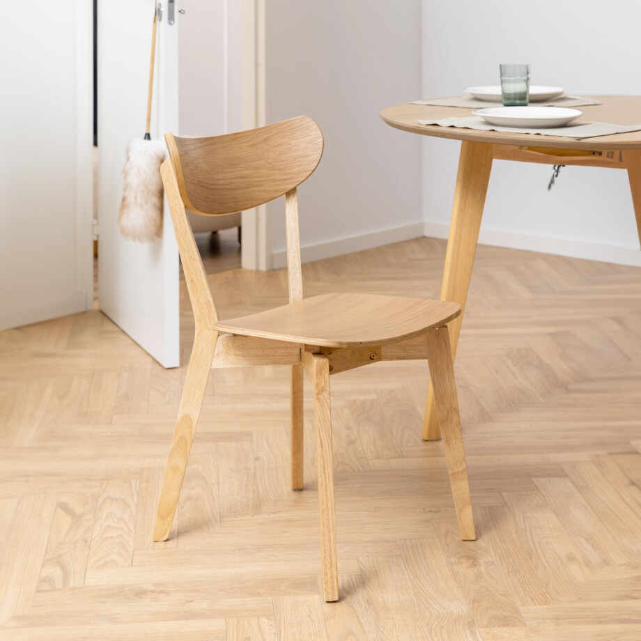 Bendt Houten Eetkamerstoel 'Torkil' kleur Eiken Bendt Houten Eetkamerstoel 'Torkil' kleur Eiken afbeelding 1