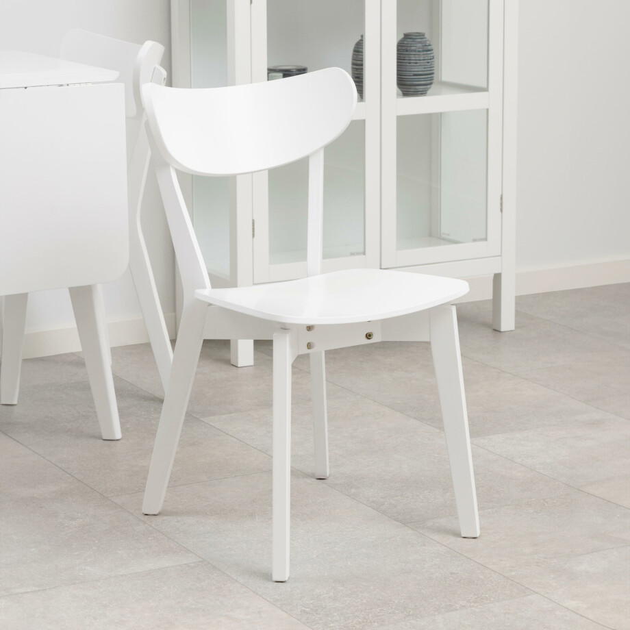 Bendt Eetkamerstoel 'Torkil' kleur Wit Bendt Eetkamerstoel 'Torkil' kleur Wit afbeelding 1