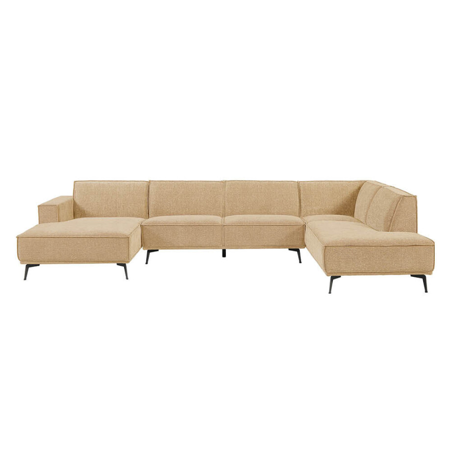 Tower Living 2,5-zits Hoekbank 'Leeds' Lounge links, kleur Beige afbeelding 1