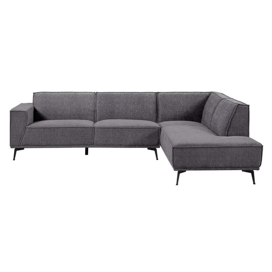 Tower Living 2,5-zits Hoekbank 'Leeds' Rechts, kleur Black Blue afbeelding 1