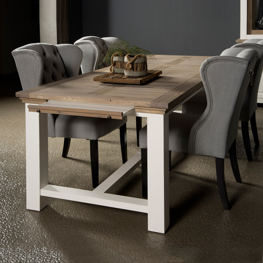Tower Living Eettafel 'Parma' 240 x 100, kleur wit afbeelding 1