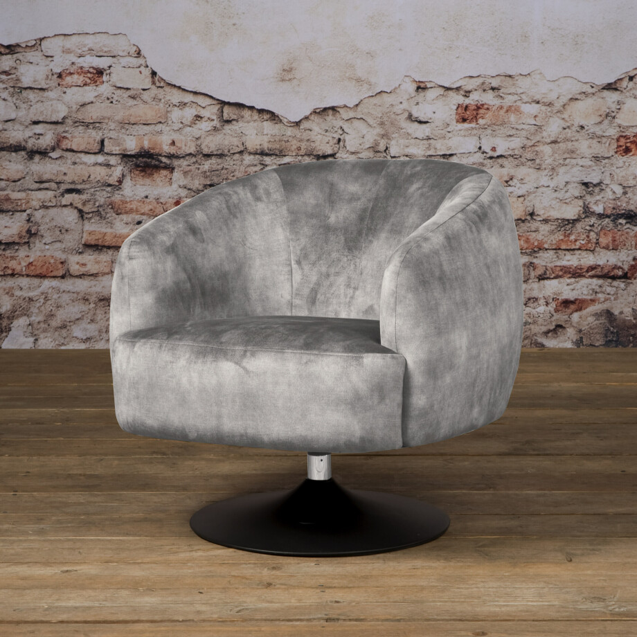 Tower Living Fauteuil 'Barga', kleur grijs Tower Living Fauteuil 'Barga', kleur grijs afbeelding 1