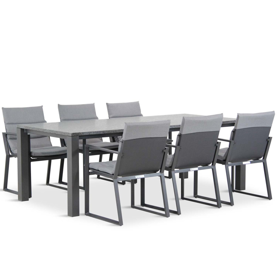 Lifestyle Treviso/Munster 220 cm dining tuinset 7-delig afbeelding 1