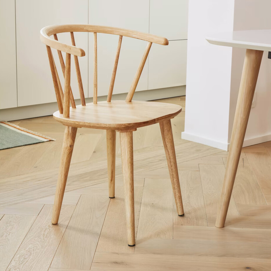 Kave Home Eetkamerstoel 'Trise' kleur Naturel afbeelding 1