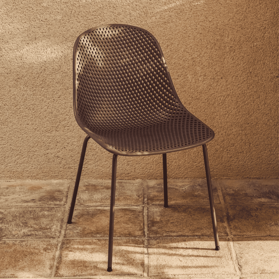 Kave Home Tuinstoel 'Quinby' kleur Bruin Kave Home Tuinstoel 'Quinby' kleur Bruin afbeelding 1