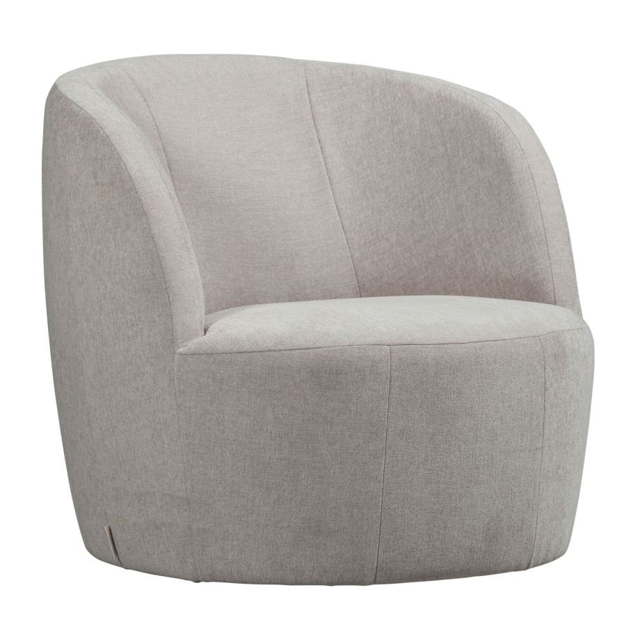 vtwonen Draaibare Fauteuil 'Turn' kleur Naturel afbeelding 1