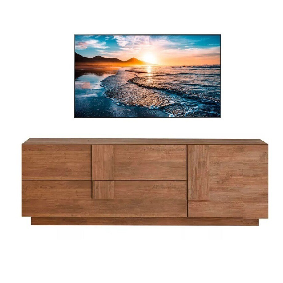 Tv Meubel Jupiter 181 cm breed 1 deur 2 lade mercure eiken Tv Meubel Jupiter 181 cm breed 1 deur 2 lade mercure eiken afbeelding 1