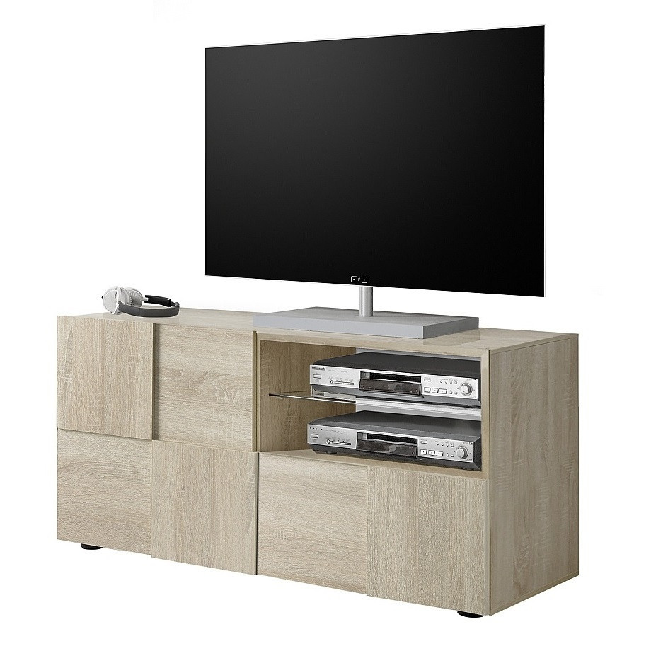 Tv-meubel Dama 121 cm breed in sonoma eiken afbeelding 1