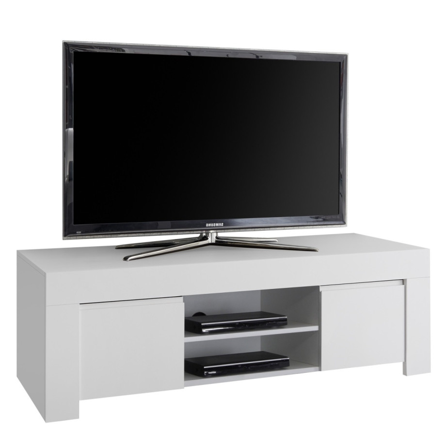 Tv-meubel Firenze 138 cm breed in mat wit afbeelding 1