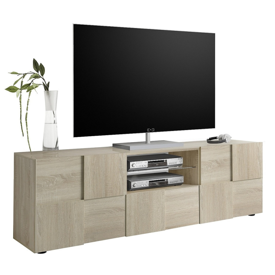 Tv-meubel Dama 181 cm breed in sonoma eiken afbeelding 1