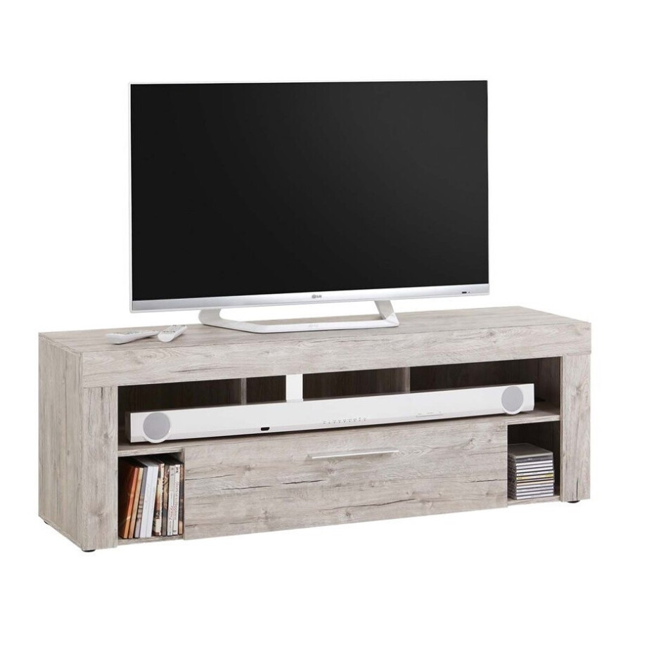 Tv-meubel Raymond 150 cm breed zand eiken Tv-meubel Raymond 150 cm breed zand eiken afbeelding 1