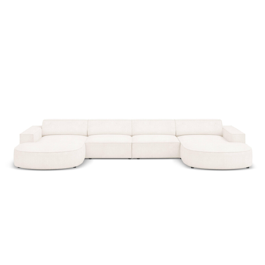 U-bank Jodie bouclé rond | Micadoni Home U-bank Jodie bouclé rond | Micadoni Home afbeelding 1