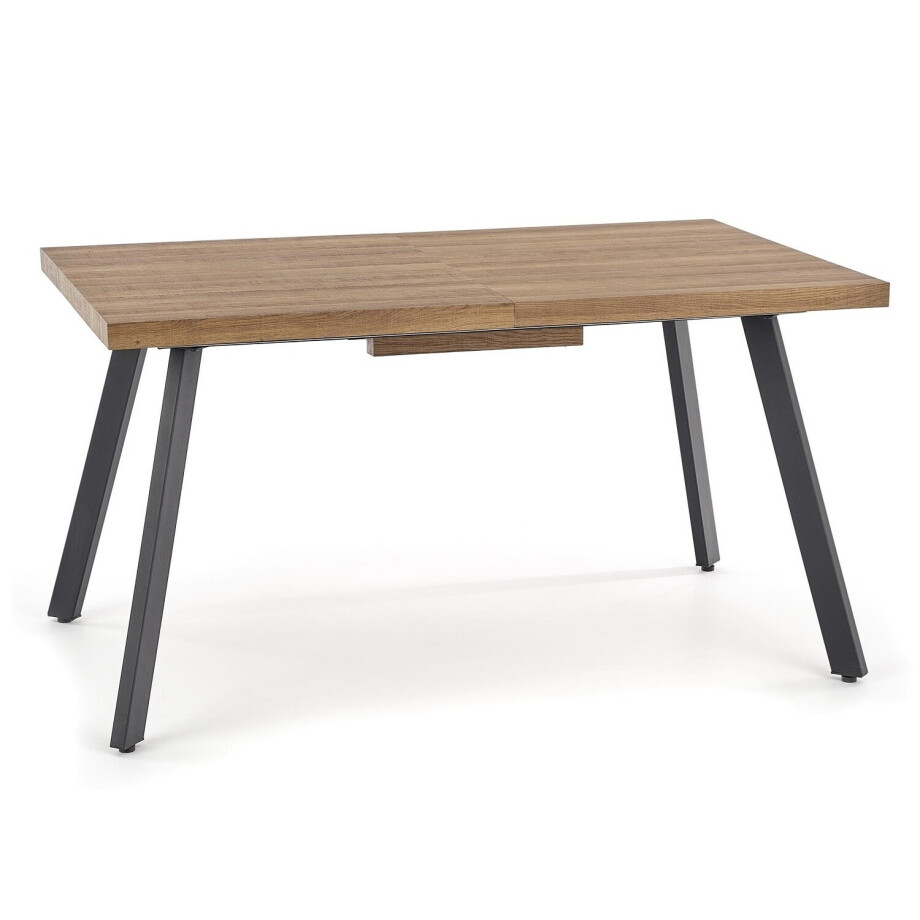 Uitschuifbare eettafel Berlin 140 tot 180 cm breed walnoot afbeelding 1
