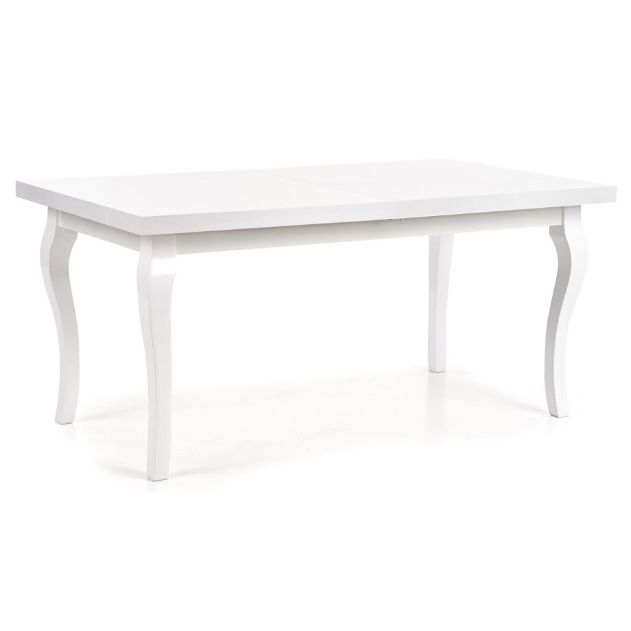 Uitschuifbare eettafel Mozart 160 tot 240 cm breed in wit afbeelding 1