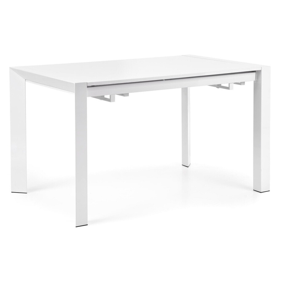 Uitschuifbare eettafel Stanford 130 tot 210 cm breed in wit afbeelding 1