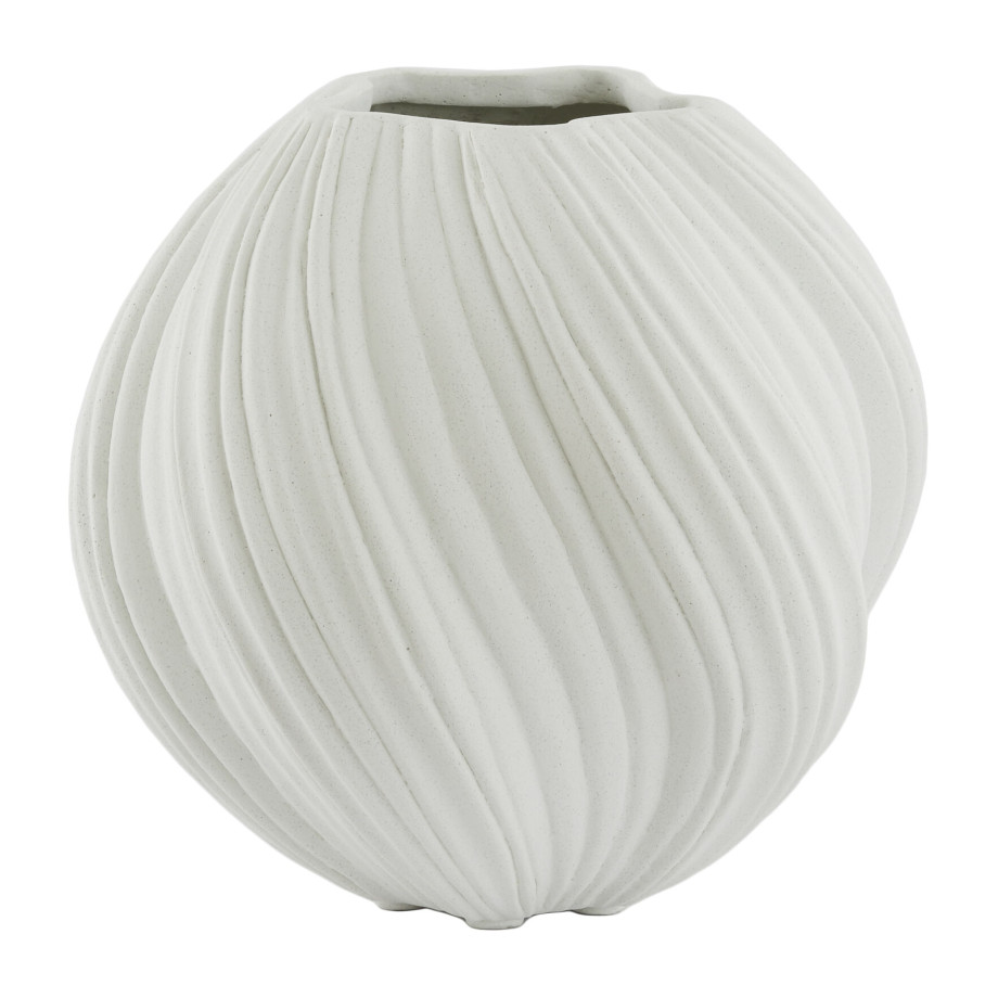 Light & Living Vaas 'Yatung' 32cm, kleur Crème afbeelding 1