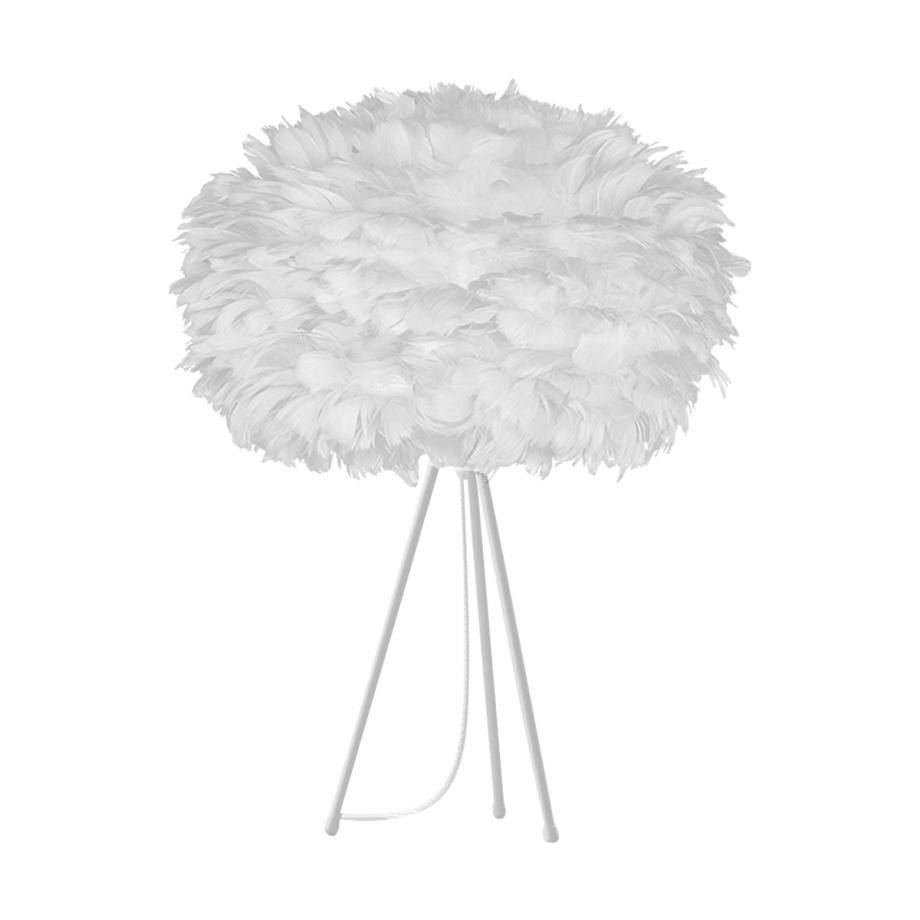 Eos Medium tafellamp white - met tripod wit - Ø 45 cm Eos Medium tafellamp white - met tripod wit - Ø 45 cm afbeelding 1