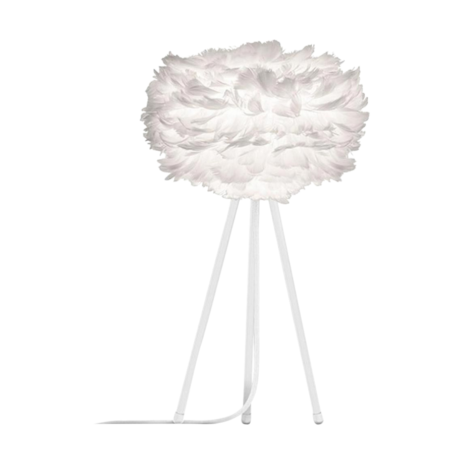 Eos Micro tafellamp white - met tripod wit - Ø 22 cm Eos Micro tafellamp white - met tripod wit - Ø 22 cm afbeelding 1