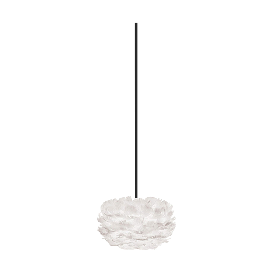 Eos Micro hanglamp white - met koordset zwart - Ø 22 cm afbeelding 1