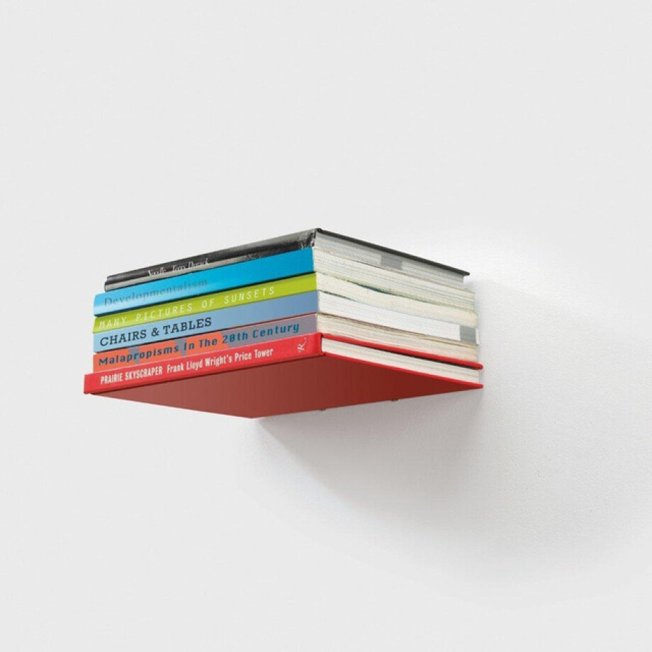 Umbra Conceal boekenrek 13x14x14cm S zwevend 3 stuks staal zilver 330639-560 afbeelding 1
