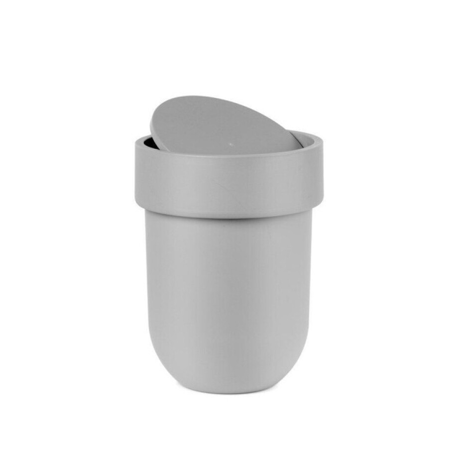 Umbra Touch Afvalbak - 19x19x30cm - 6 liter - met deksel - Grijs 023269-918 afbeelding 1