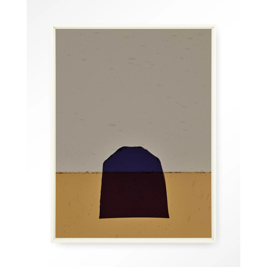 Urban Cotton Wandkleed 'Geen Paars' 110 x 145cm in Floating Frame - off white Urban Cotton Wandkleed 'Geen Paars' 110 x 145cm in Floating Frame - off white afbeelding