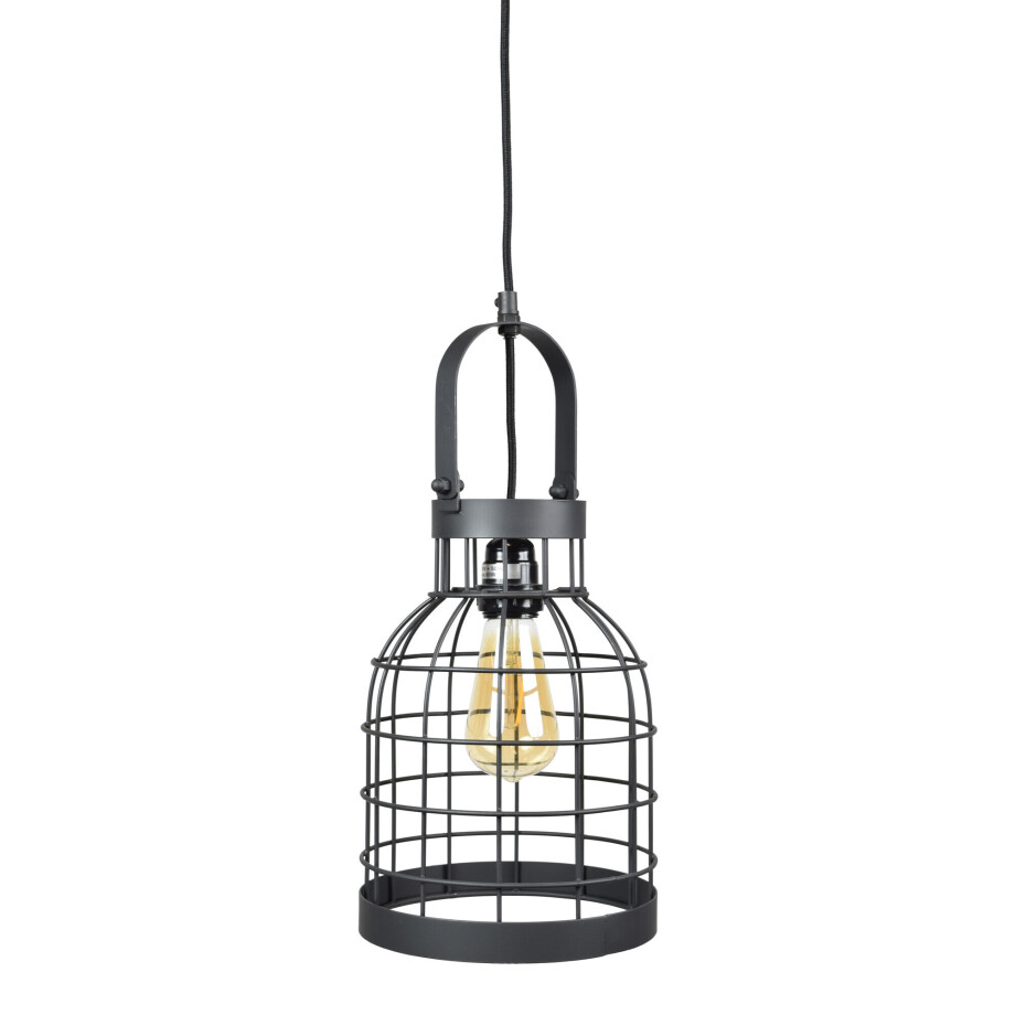 Urban Interiors hanglamp 'Bucket Small' 20cm, kleur Zwart Urban Interiors hanglamp 'Bucket Small' 20cm, kleur Zwart afbeelding