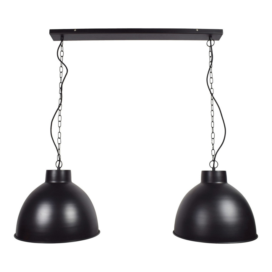 Urban Interiors hanglamp 'Rocky Double' Ø40cm, kleur Mat black afbeelding 1