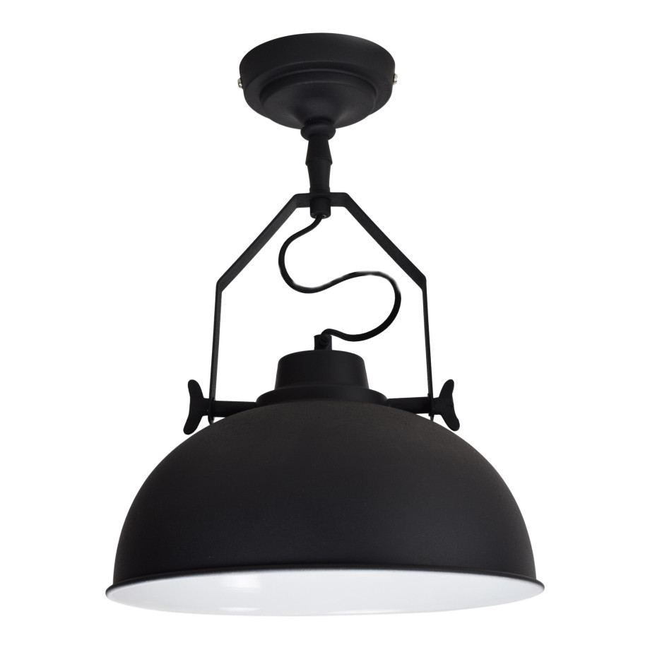 Urban Interiors Plafondlamp 'Urban' 30cm, kleur zwart afbeelding 1